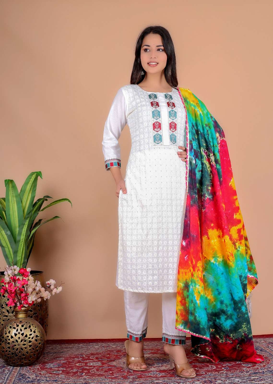 SUMMER COLLECTION VOL-46 BY ENSTINKT DESIGNER FACNY COTTON PRINT DRESSES