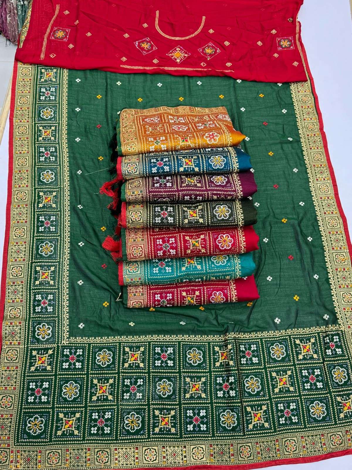 3704 COLOUR BY ASLIWHOLESALE DESIGNER FACNY VICHITRA SILK PRINTED SAREES