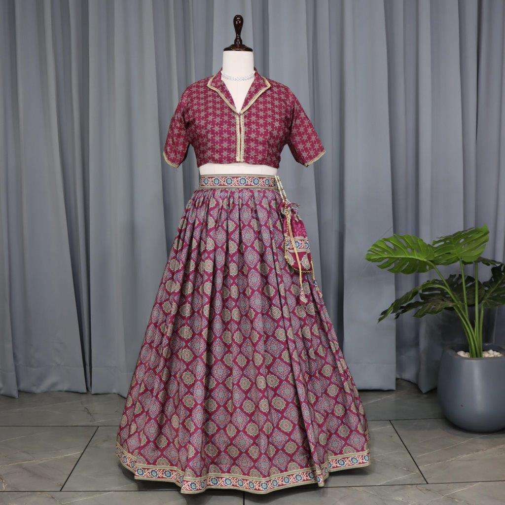 9025 COLOUR BY ASLIWHOLESALE DESIGNER PURE FANCY SILK EMBROIDERY LEHENGAS-00135