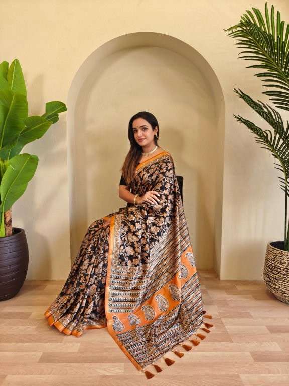 AKSHAR BY ASLIWHOLESALE DESIGNER PURE VISCOSE PRINTED SAREES-00282