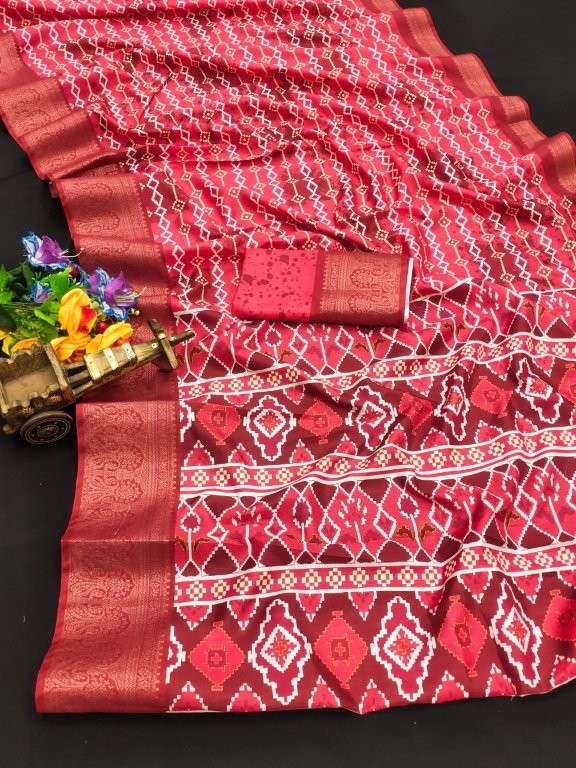 ALISHA BY ASLIWHOLESALE DESIGNER PURE SILK PRINTED SAREES-00279