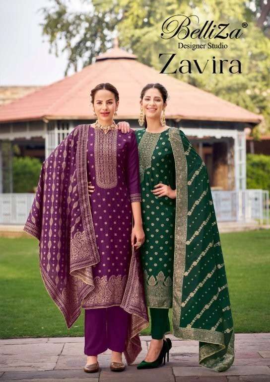 BELLIZ ZAVIRA 813-001 TO 813-006 SERIES PURE VISCOSE DOLA SILK DRESSES-00011