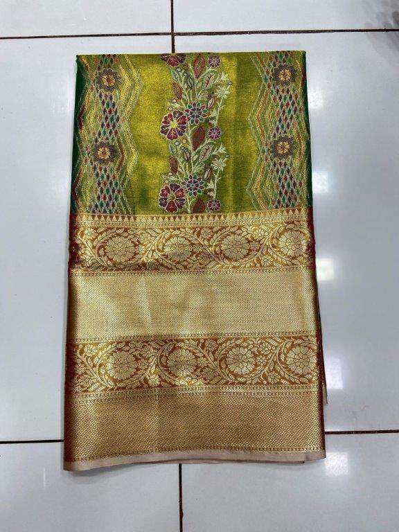 BHAGYA VOL-130 BY ASLIWHOLESALE DESIGNER PURE FANCY KANJIVARM SAREES-00224