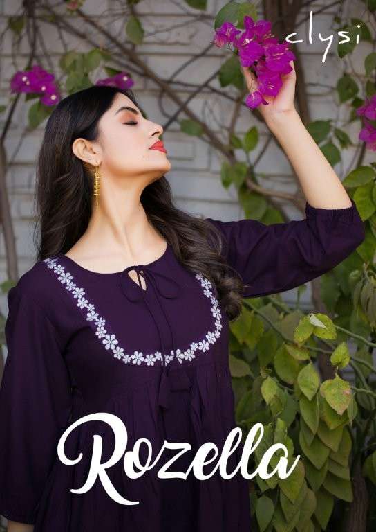 CLYSI ROZELLA 8001 TO 8006 SERIES PURE RAYON SULB CO-ORD SET-00014