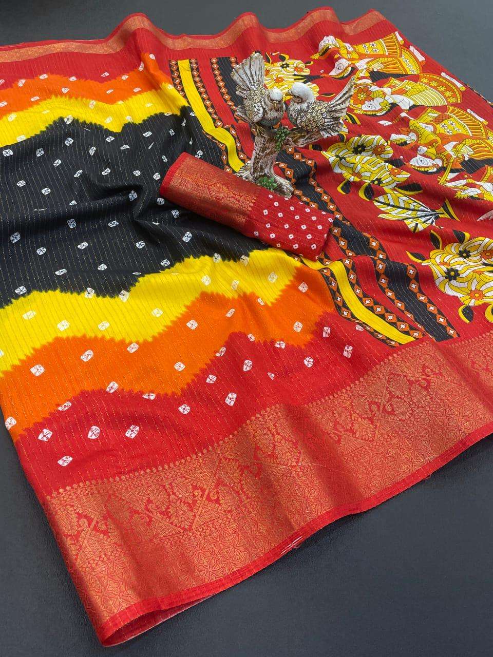 877 HIT DESIGN BY ASLIWHOLESALE DESIGNER PURE SOFT DOLA COTTON PRINTED SAREES-00284