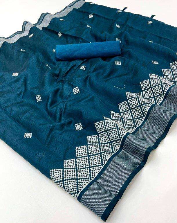 DEVYANI VOL-89 BY ASLIWHOLESALE DESIGNER PURE SOFT COTTON EMBROIDERY SAREES-00259