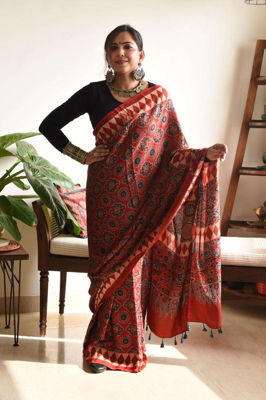 DF-221 MADHULIKHA BY ASLIWHOLESALE SOFT COTTON DIGITAL PRINTED SAREES-00057