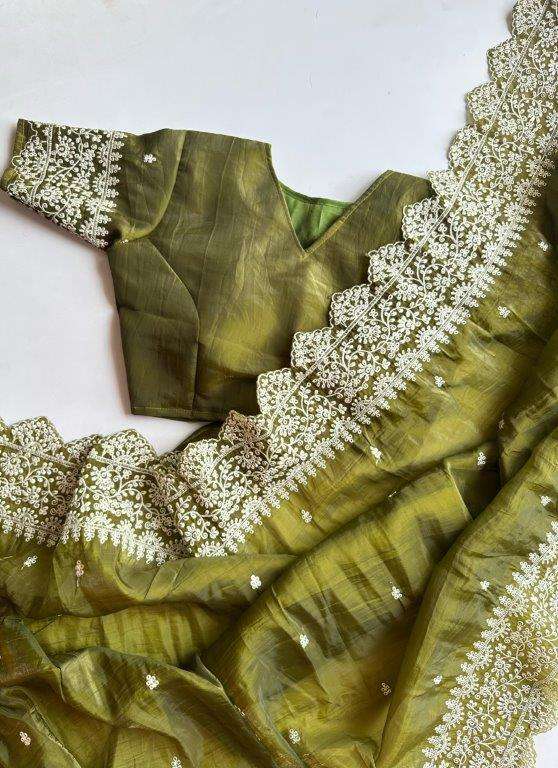 FLORAL BUTTA 3 BY ASLIWHOLESALE DESIGNER PURE CRUSH SILK SAREES-00222