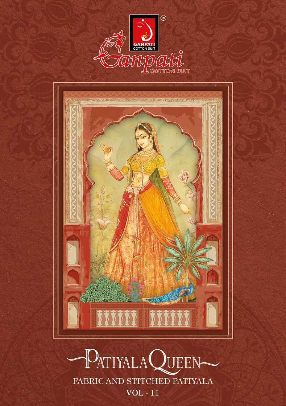 GANPATI COTTON SUIT PATIYALA QUEEN VOL-18 2266 TO 2280 SERIES PURE COTTON PRINTED DRESSES-00015