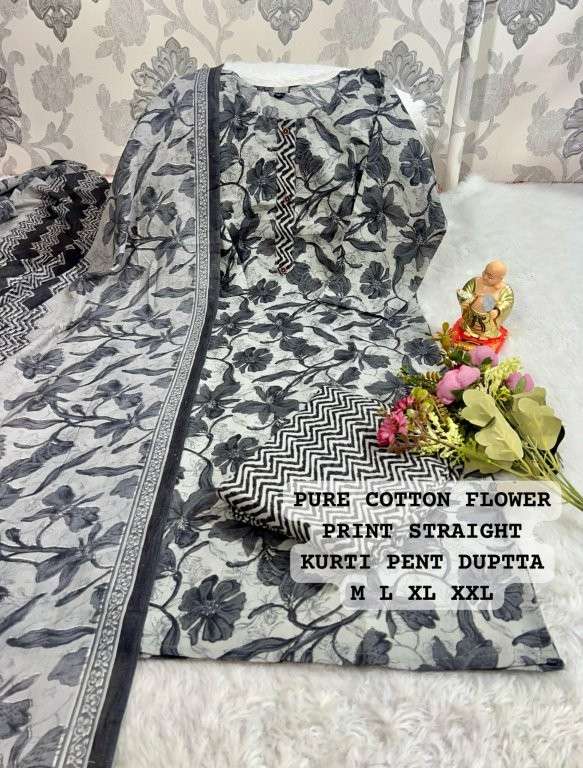 JYOTI VOL-177 BY ASLIWHOLESALE DESIGNER PURE COTTON PINTED DRESSES-00233