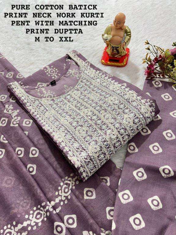 JYOTI VOL-179 BY ASLIWHOLESALE DESIGNER PURE COTTON BATTIK PRINTED DRESSES-00233