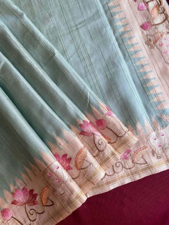 KALYANI BY ASLIWHOLESALE DESIGNER PURE TUSSAR FANCY SAREES-00282