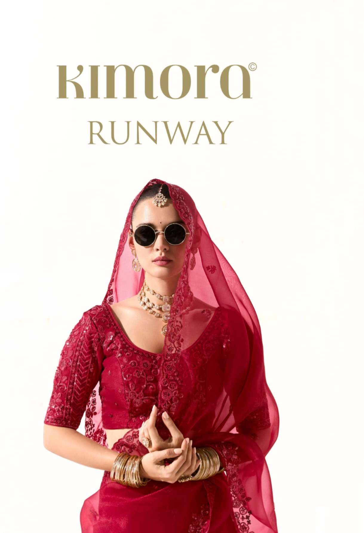 KIMORA RUNWAY 2201 TO 2215 SERIES DESIGNER ORGANZA FANCY PREIMUM SAREES-00137