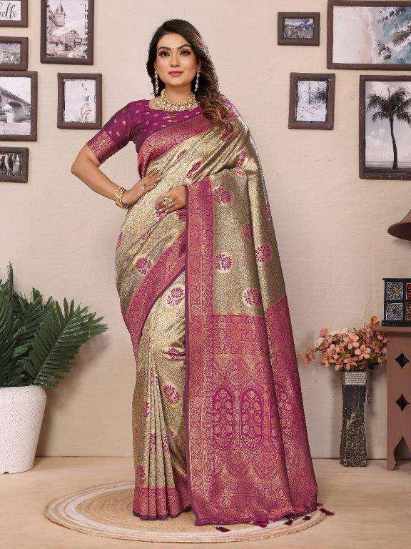 MAHEK BY ASLIWHOLESALE DESIGNER PURE TUSSIE SILK EMBROIDERY SAREES-00125