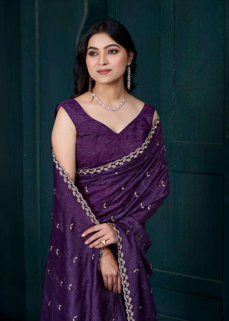MEHAK 998 NX 998-A TO 998-D DESIGNER SERIES CREPE SILK WORK SAREES-00137