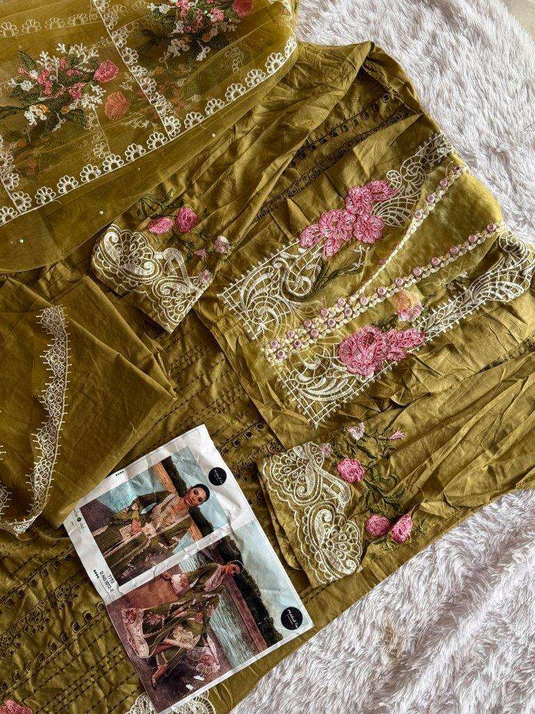 MEHBOOB TEX M-1072 NX HEAVY PURE VISCOSE COTTON HEAVY EMBROIDERED DRESSES-00071
