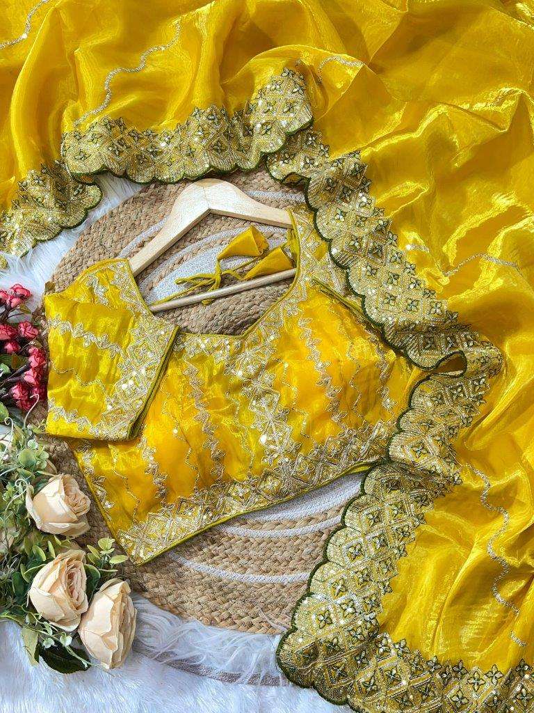 MEHREEN BY ASLIWHOLESALE DESIGNER SOFT FANCY JIMMY CHOO SILK WORK SAREES-00219
