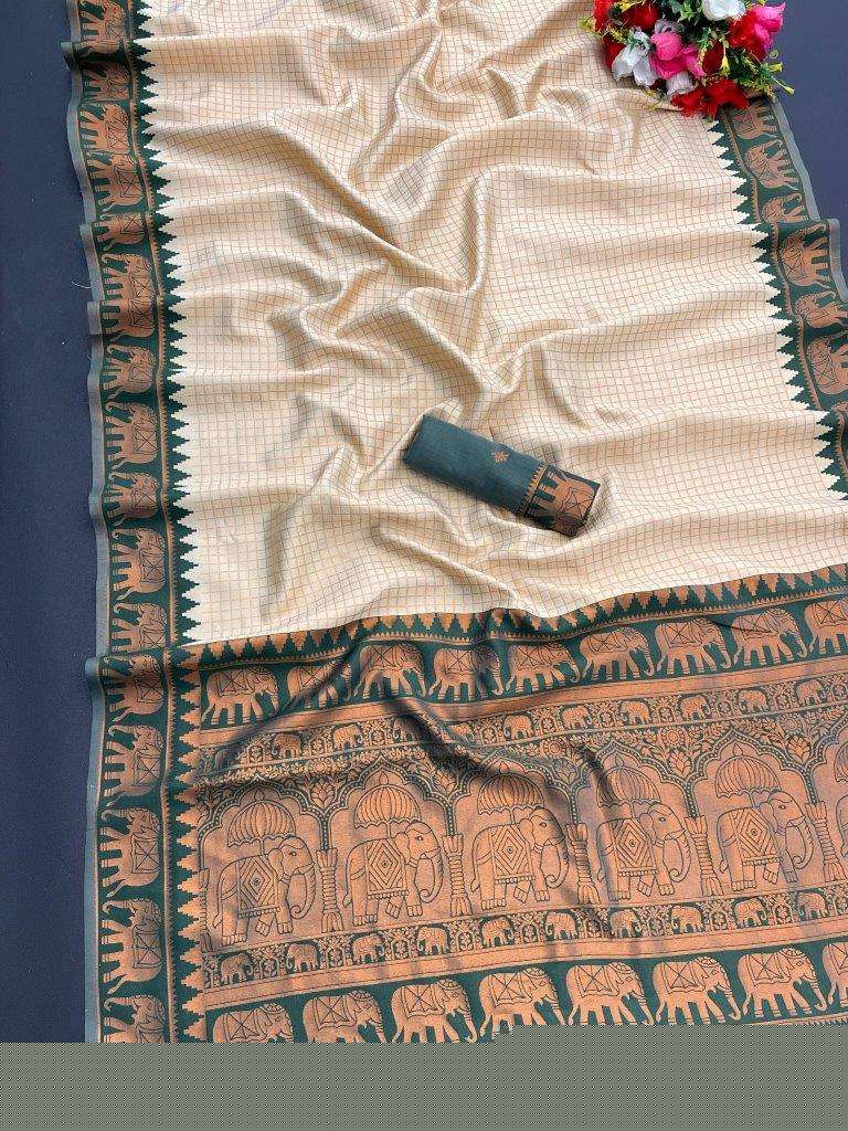 PENNY VOL-61 BY ASLIWHOLESALE DESIGNER SOFT SILK WEAVING SAREES-00081