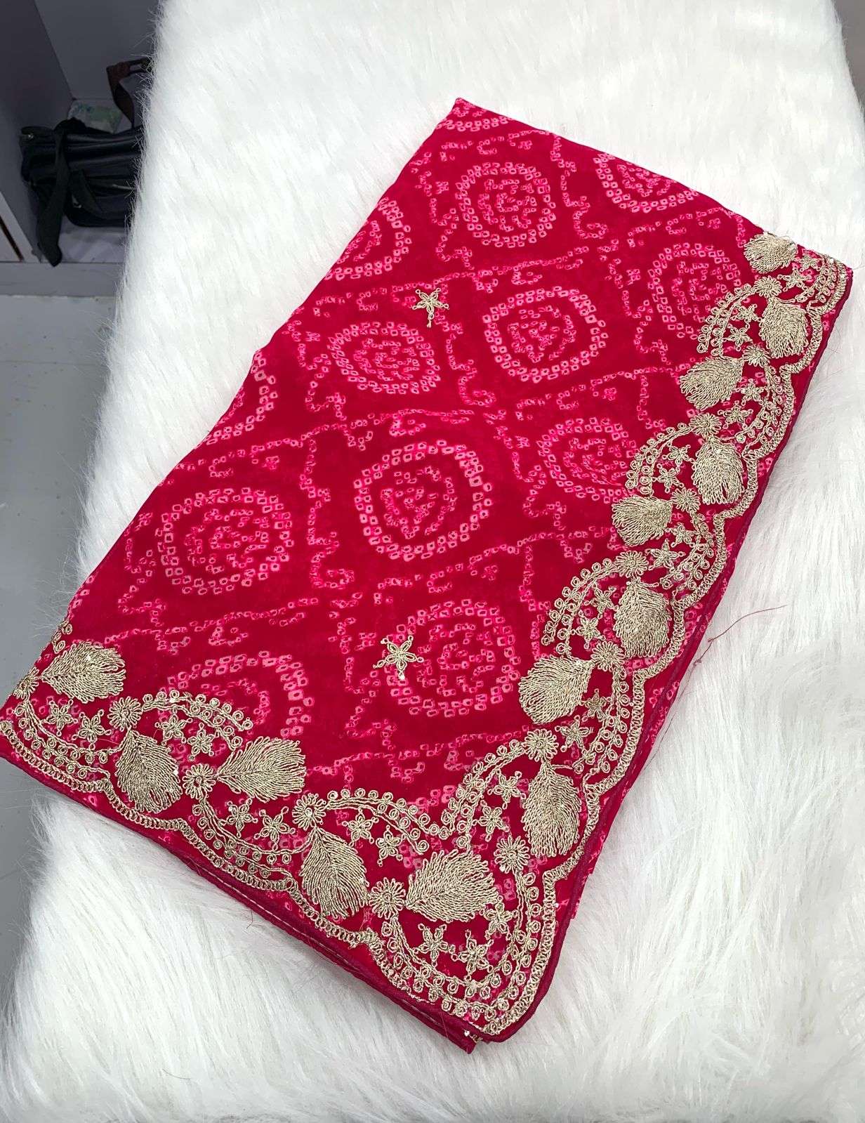 PREETI VOL-534 BY ASLIWHOLESALE DESIGNER PURE GEROGETTE EMBROIDERY SAREES-00253