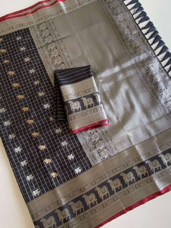 RAJSHREE BY ASLIWHOLESALE DESIGNER PURE SOFT SILK SAREES-00282