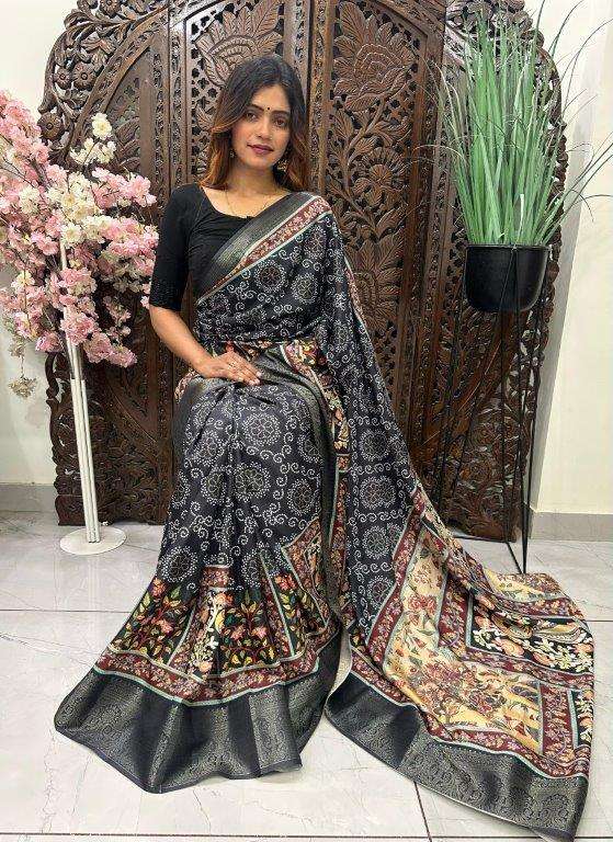 RIDHHI BY ASLIWHOLESALE DESIGNER PURE DOLA SILK DIGITAL PRINTED SAREES-00279