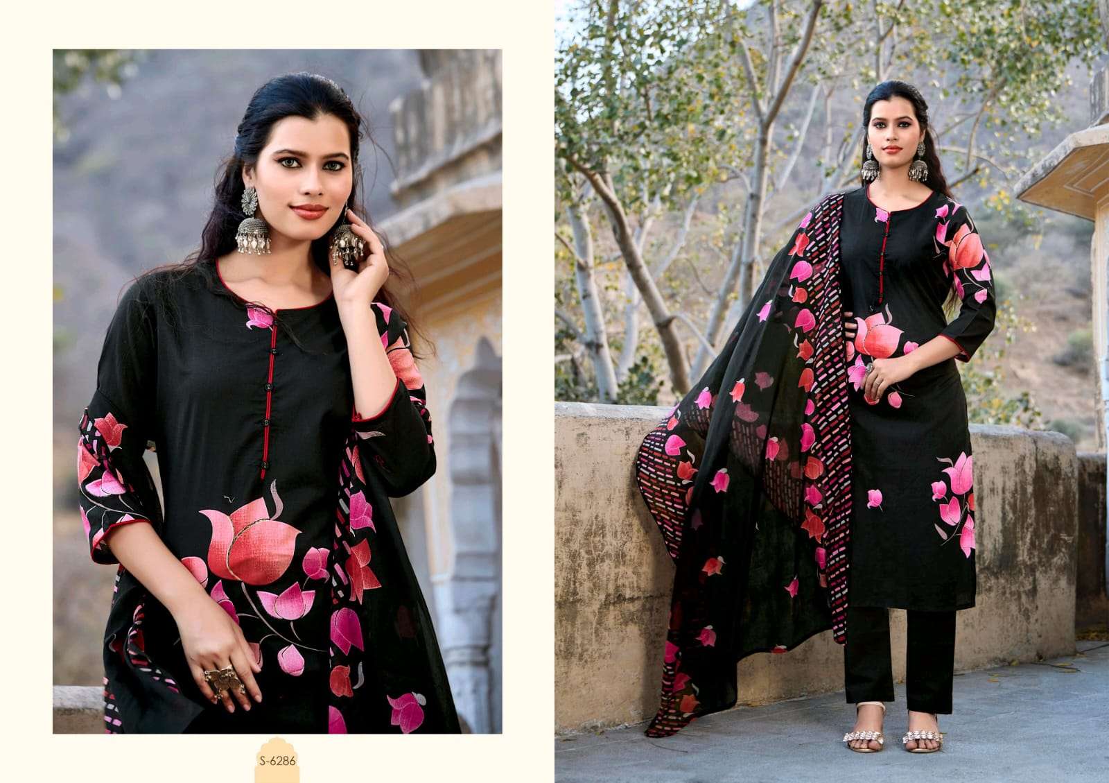 SBS FASHION PREESHA DESIGNER FANCY HEAVY COTTON PRINTED DRESSES-00014