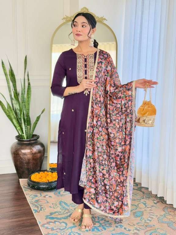 SC-620 COLOUR BY ASLIWHOLESALE DESIGNER PURE VISCOSE REYON SEQUENCE DRESSES-00264