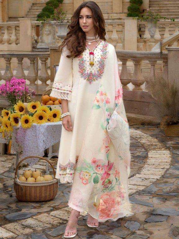 SC04 BY ASLIWHOLESALE DESIGNER PURE VISCOSE  CHANDERI EMBROIDERY DRESSES-00264