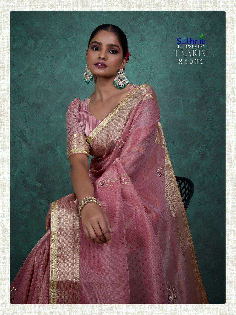 SETHNIC TAARINI VOL-01 DESIGNER SOFT WORK LINEN PRINTED SAREES-00137