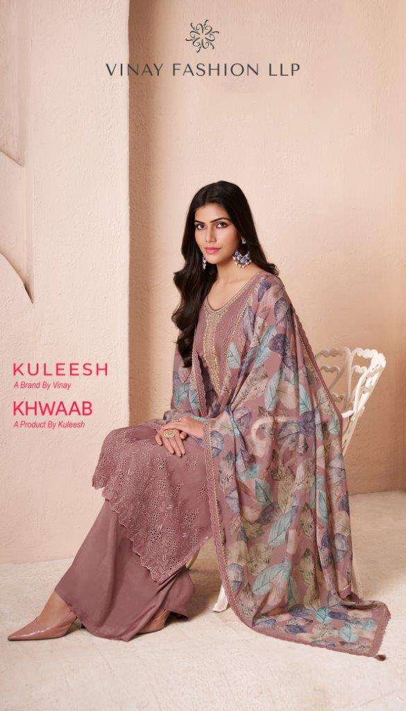 VINAY FASHION KULEESH KHWAAB 70441 TO 70444 SERIES ORGANZA EMBROIDERED DRESSES-00028