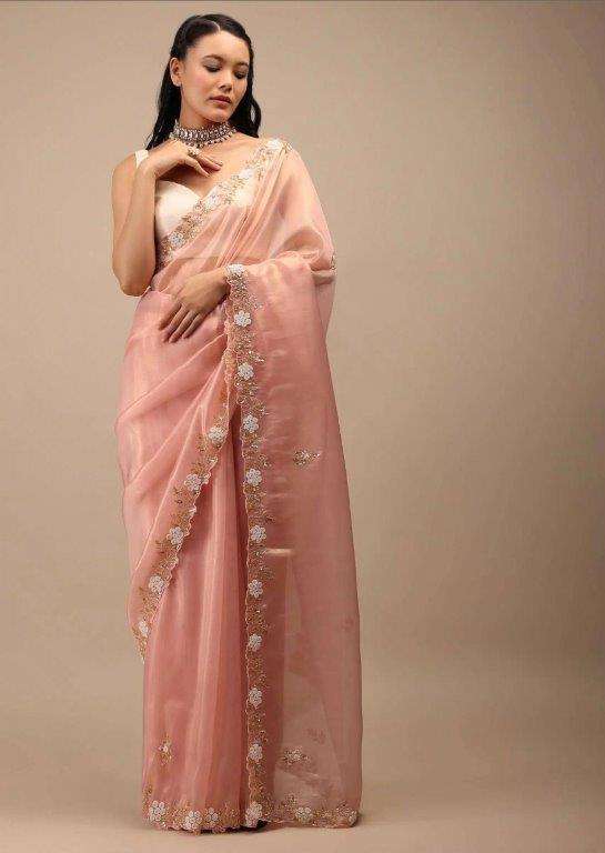 10 DESIGN BY ASLIWHOLESALE DESIGNER PURE  FANCY JIMMY CHOO SAREES-00287
