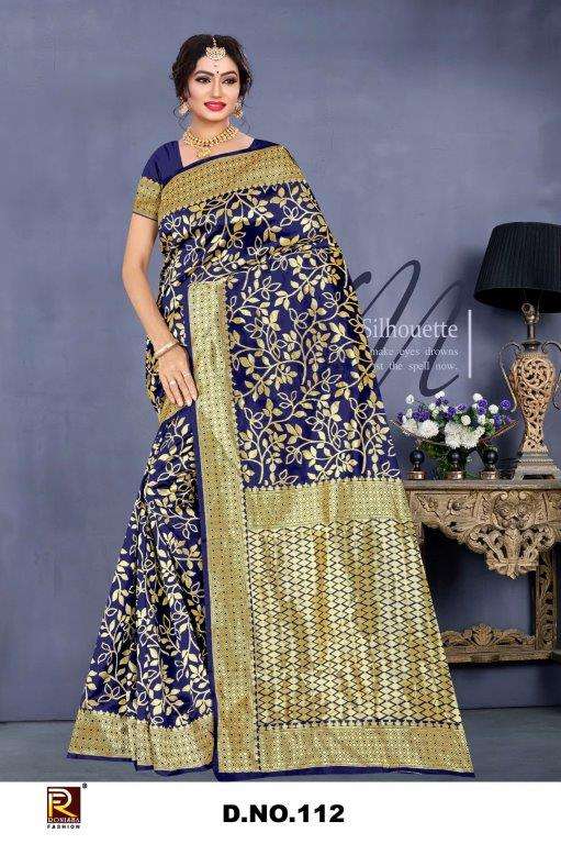 RONISHA FASHION 112 DESIGN PURE FANCY BANARASHI SAREES -00053