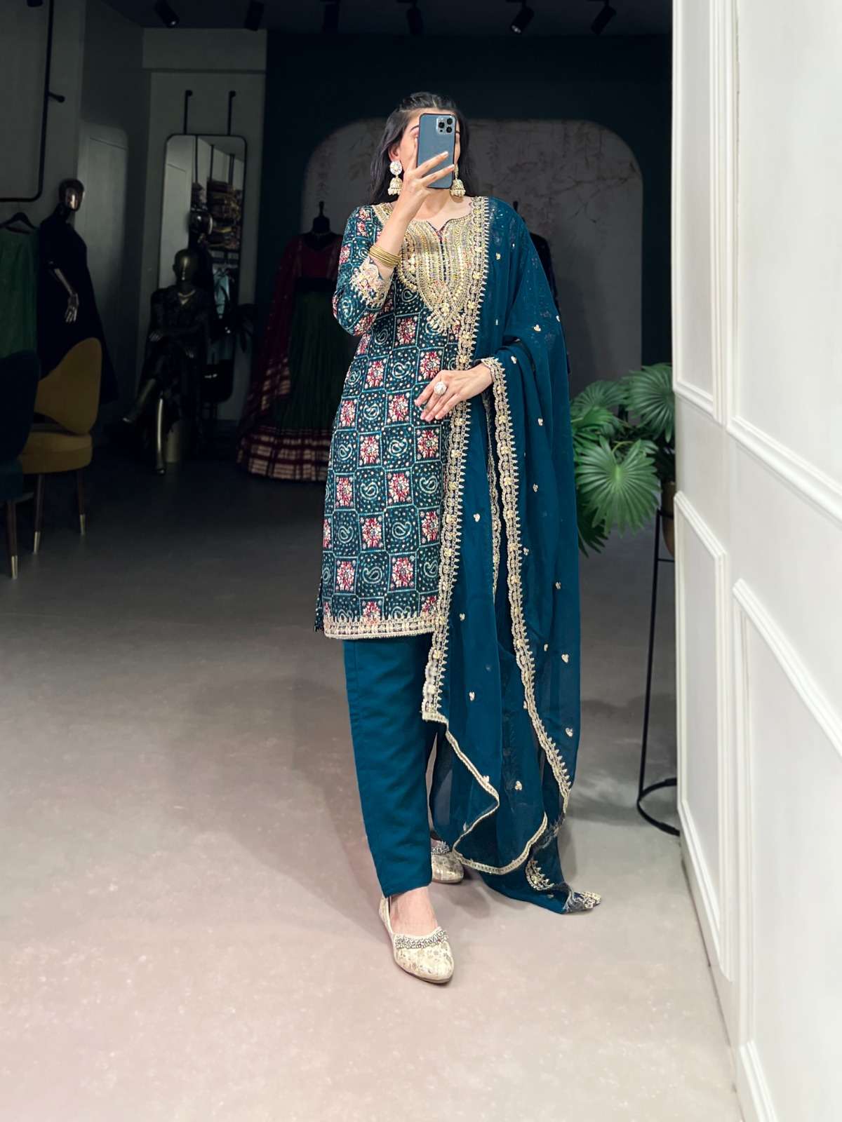 3038 COLOUR BY ASLIWHOLESALE DESIGNER PURE RAYON PRINTED DRESS-00195