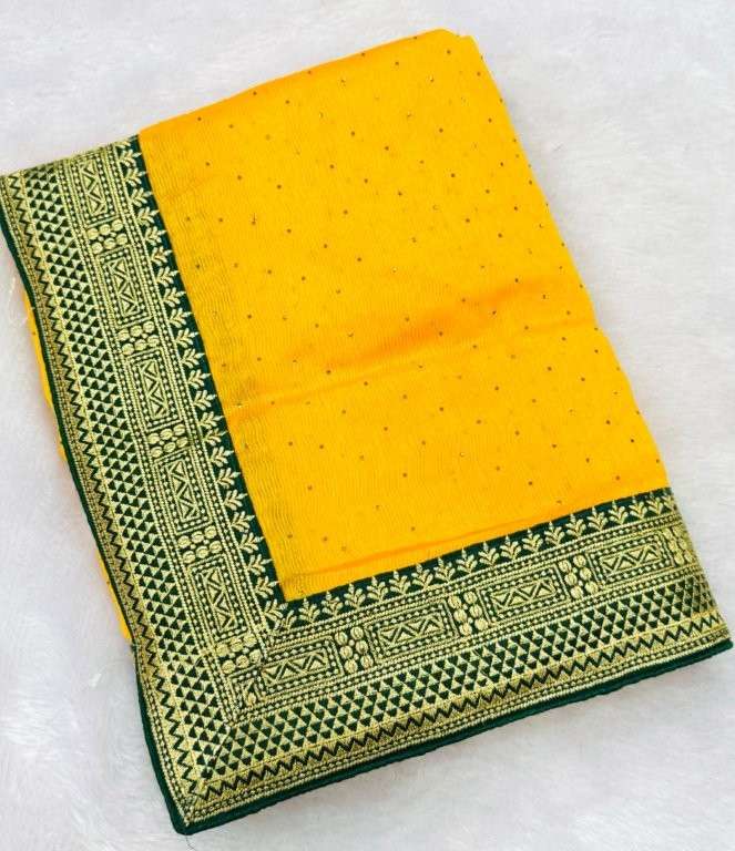 3666 COLOUR BY ASLIWHOLESALE DESIGNER PURE CHIFFON EMBROIDERY SAREES-00103