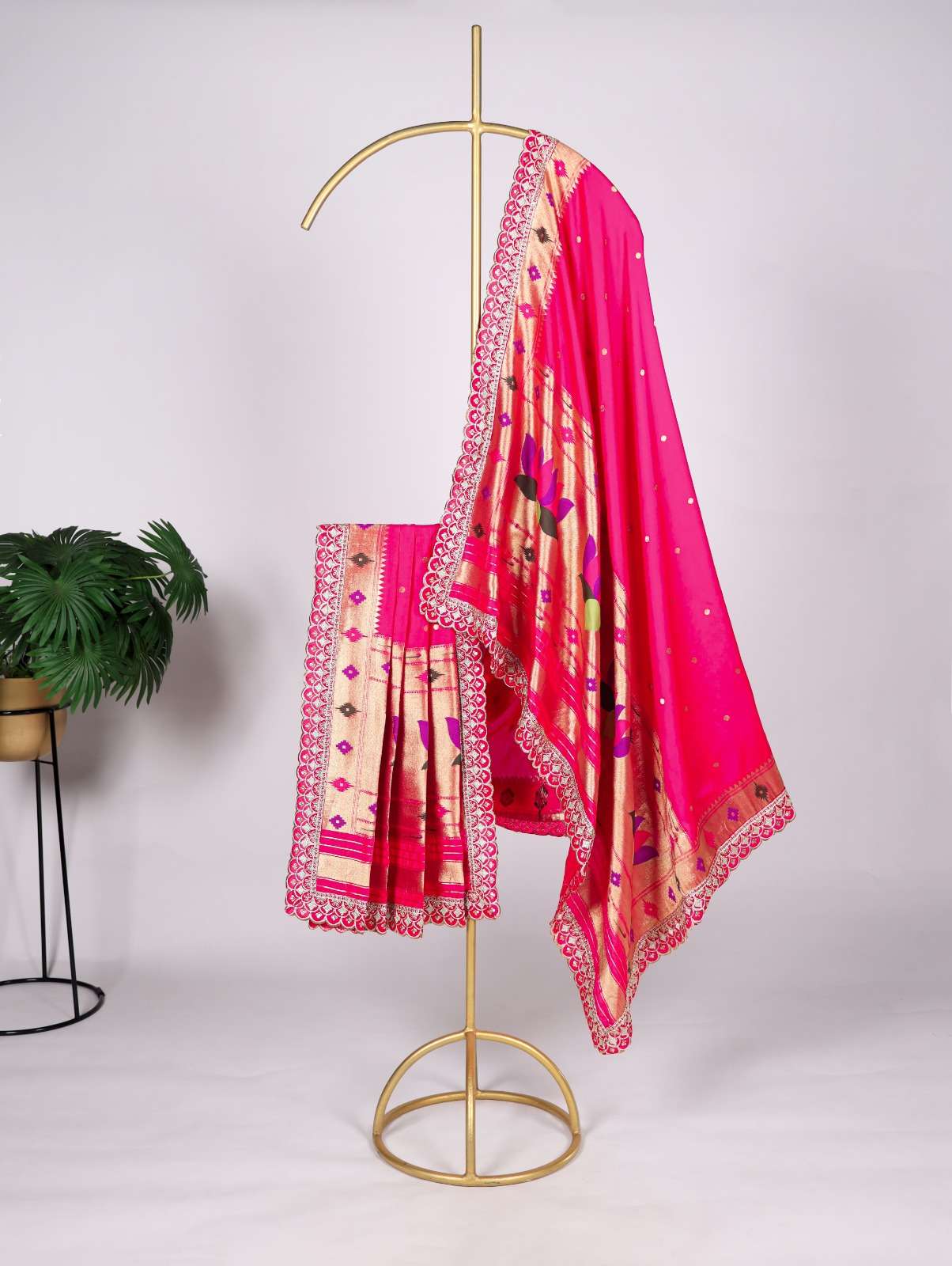 4006 COLOUR BY ASLIWHOLESALE DESIGNER PURE JACQUARD SILK DUPATTA-195