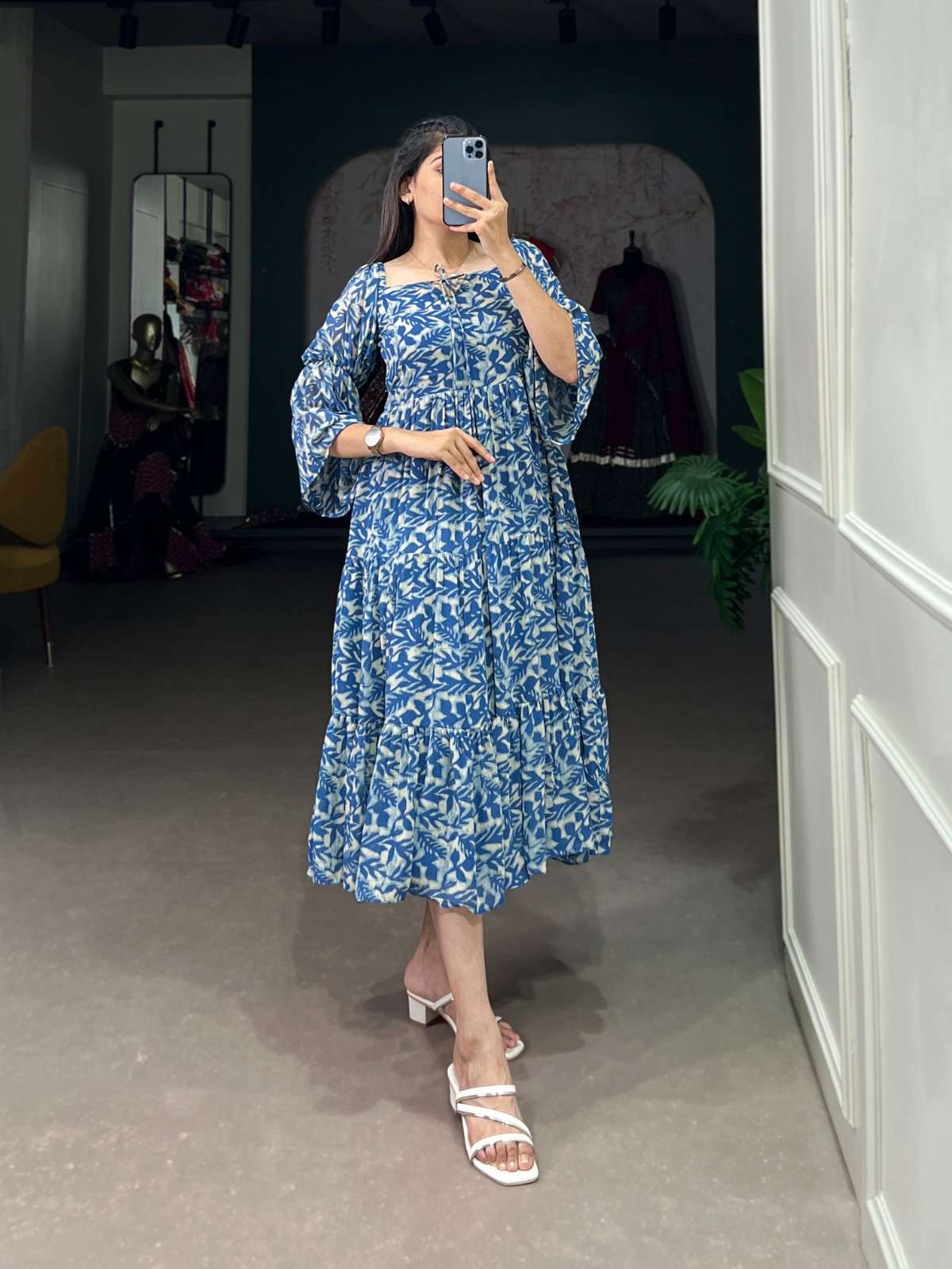 4505 COLOUR BY ASLIWHOLESALE DESIGNER SOFT FANCY GEORGETTE PRINTED KURTIS