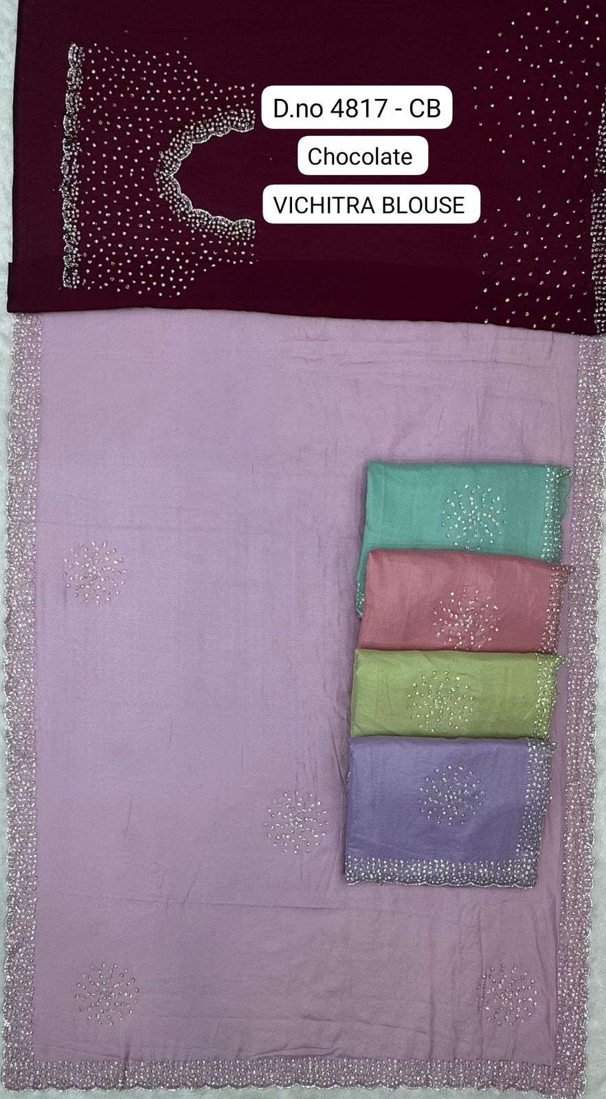 4817 COLOUR BY ASLIWHOLESALE DESIGNER PURE FANCY EMBROIDERY SAREES-00103