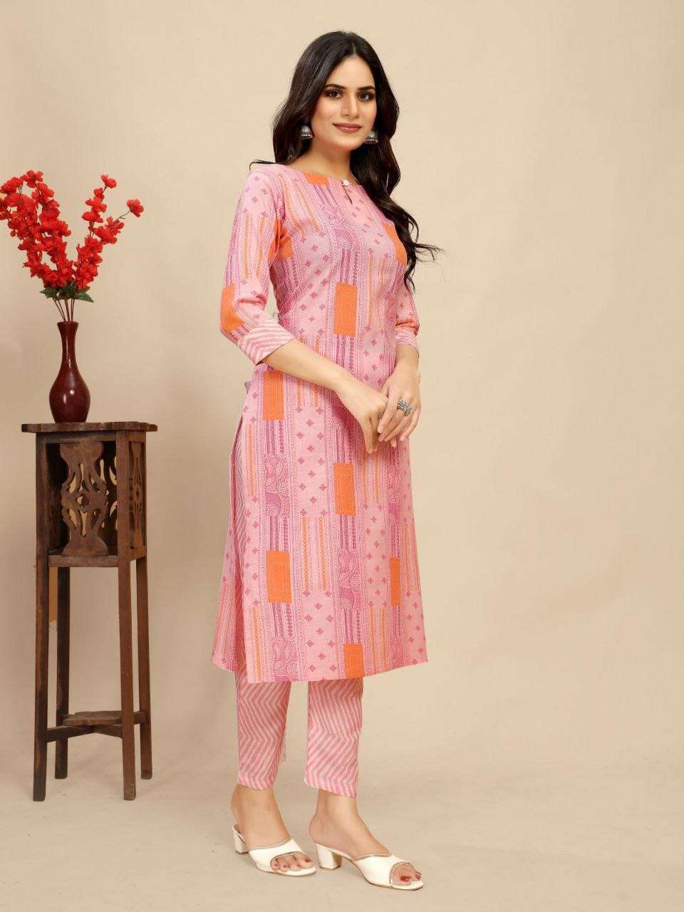 715 HIT COLOUR BY ASLIWHOLESALE DESIGNER PURE COTTON PRINTED KURTIS-00227