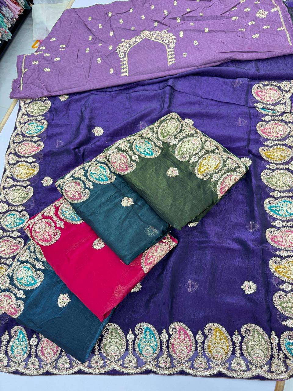 8616 COLOUR BY ASLIWHOLESALE DESIGNER PURE FANCY SAREES-00103