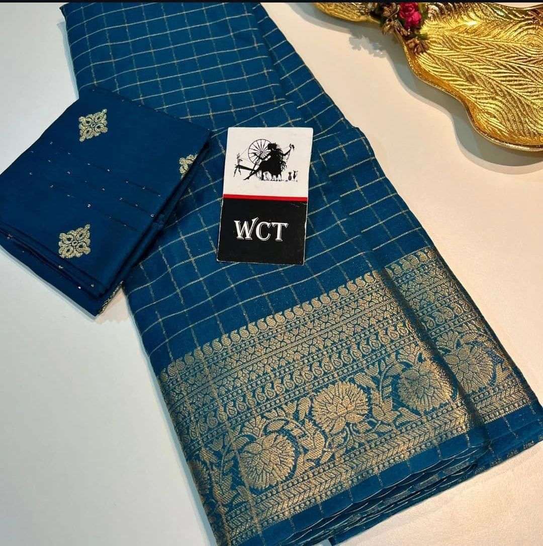 876 HIT DESIGN BY ASLIWHOLESALE DESIGNER PURE NYLON DOLA SILK SAREES-00284