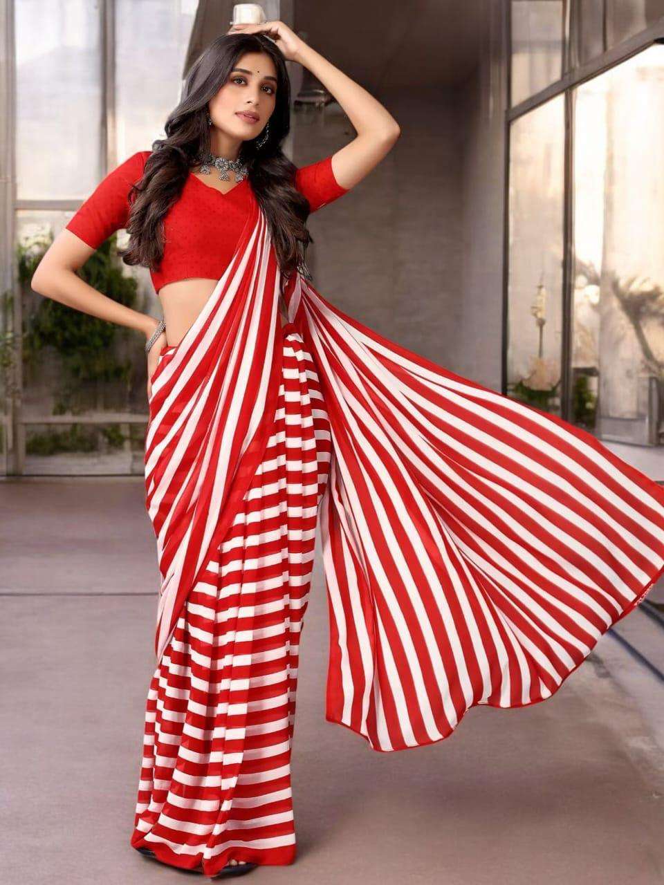 883 HIT DESIGN BY ASLIWHOLESALE DESIGNER PURE SOFT GEORGETTE SAREES-00284