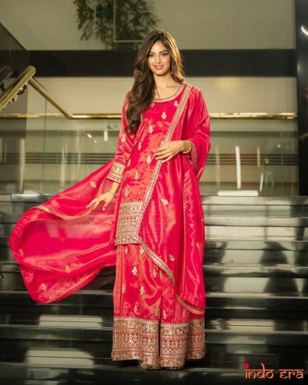 9022 COLOUR BY ASLIWHOLESALE DESIGNER PURE SILK EMBROIDERY DRESSES-00267