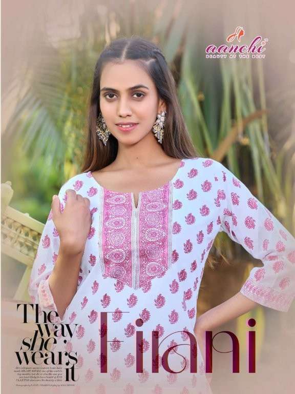 AANCHI FIRANI PURE COTTON PRINTED KURTIS-00286