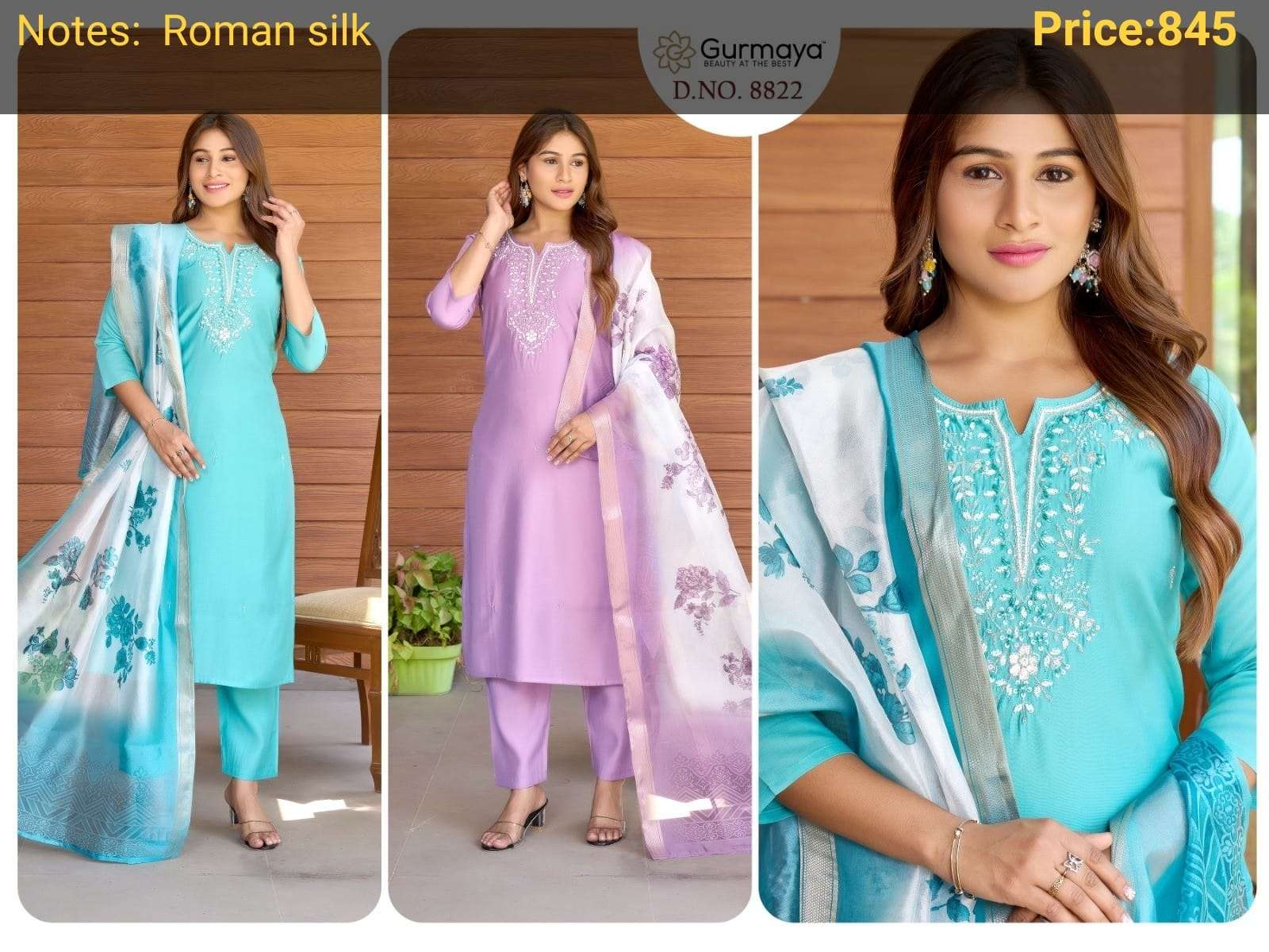 AANCHI GURMAYA PURE FANCY EMBROIDERY DRESSES-00286
