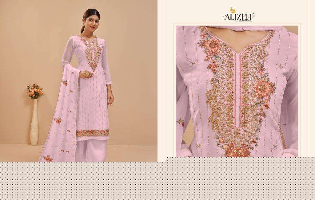 ALIZEH MURAD 2041 HIT DESIGN PURE GEORGETTE EMBROIDERY DRESSES-00001