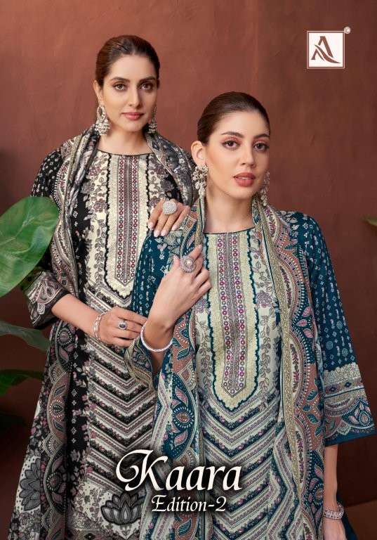 ALOK SUIT KAARA VOL-02 PURE COTTON JAAM PRINTED PAKISTANI DRESSES-00201