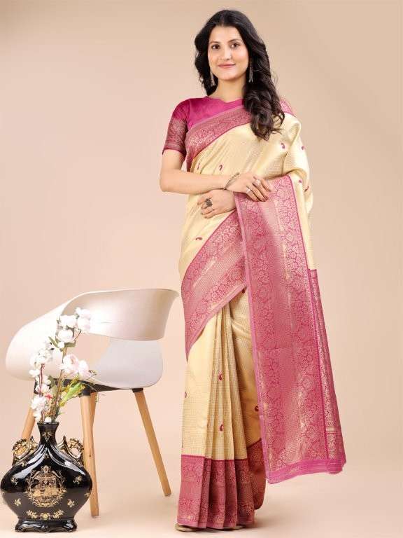 AURA SILK VOL-3 BY ASLIWHOLESALE DESIGNER PURE BANARASHI SILK SAREES-00281