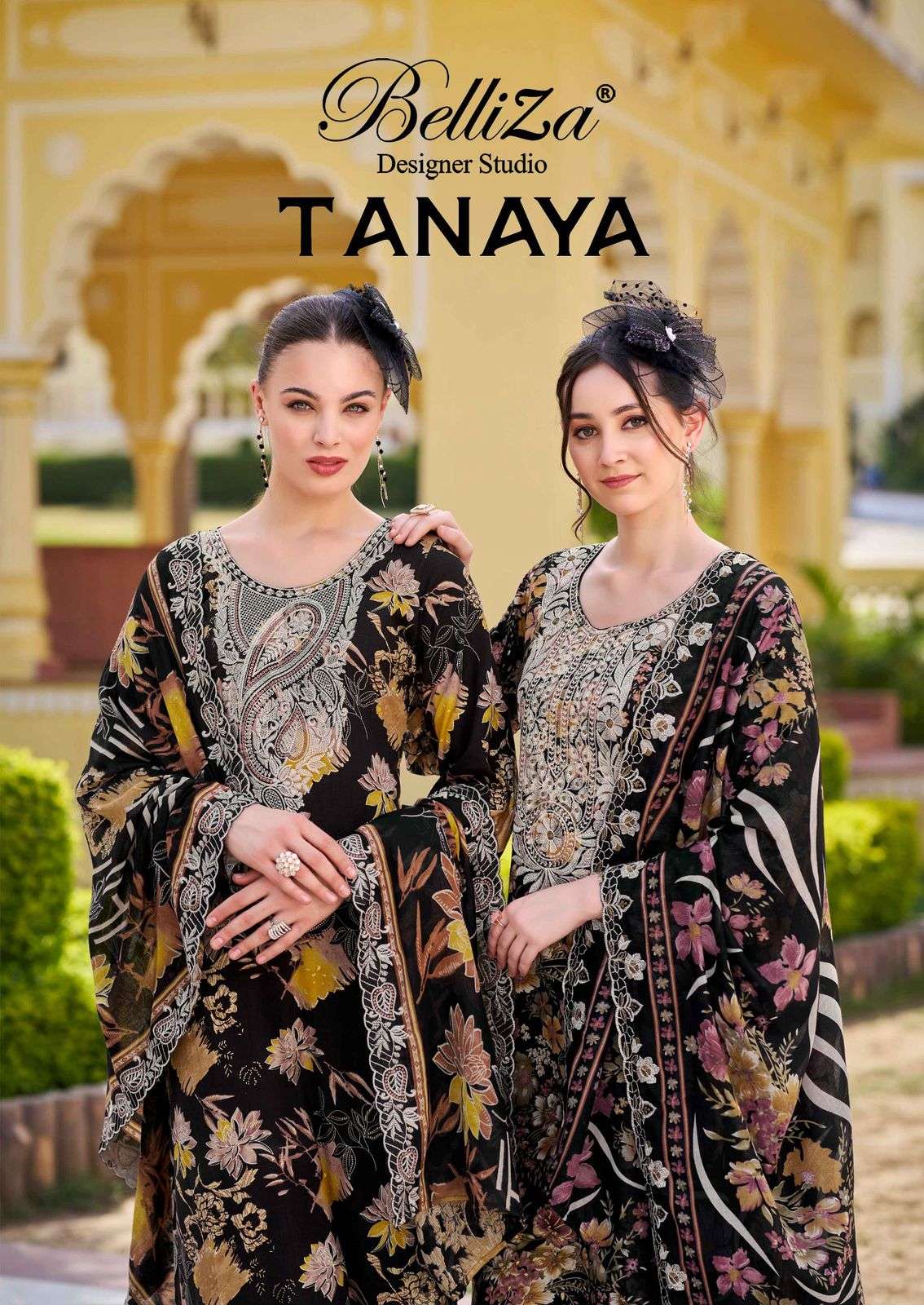 BELLIZA TANAYA 852-001 TO 852-006 SERIES PURE VISCOSE RAYON PRINTED PAKISTANI DRESSES-00201
