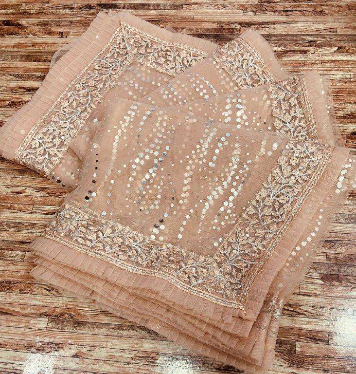 BHAGYA VOL-168 BY ASLIWHOLESALE DESIGNER PURE NET EMBROIDERY SAREES-00224