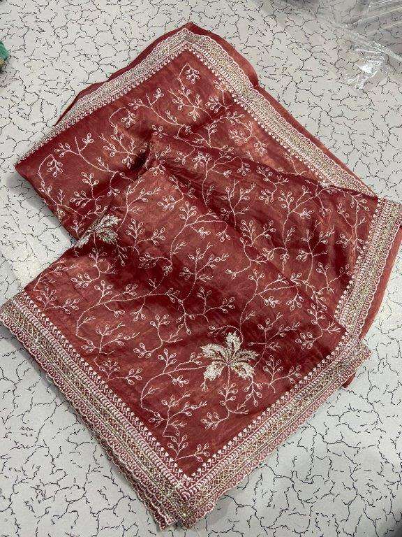 BHAGYA VOL-173 BY ASLIWHOLESALE DESIGNER PURE GOLD CRUSH EMBROIDERY SAREES-000224